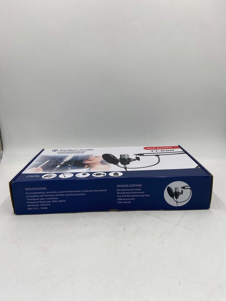 New TOPTECHAUDIO TT-880 Studio Microphone