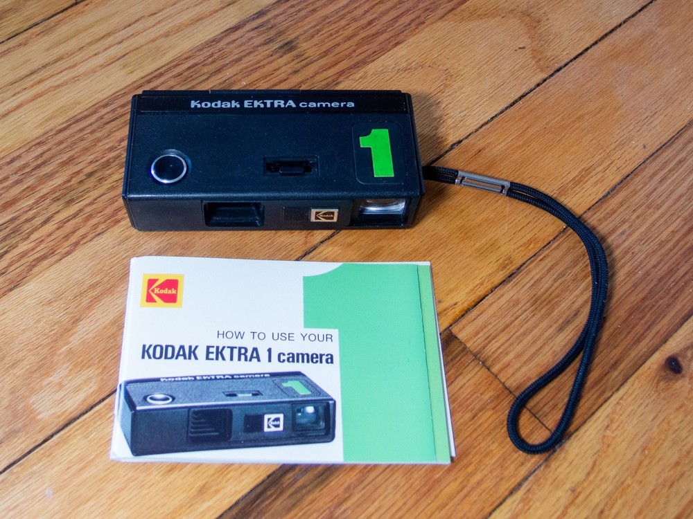 Two Kodak 110 Cameras Black Lot