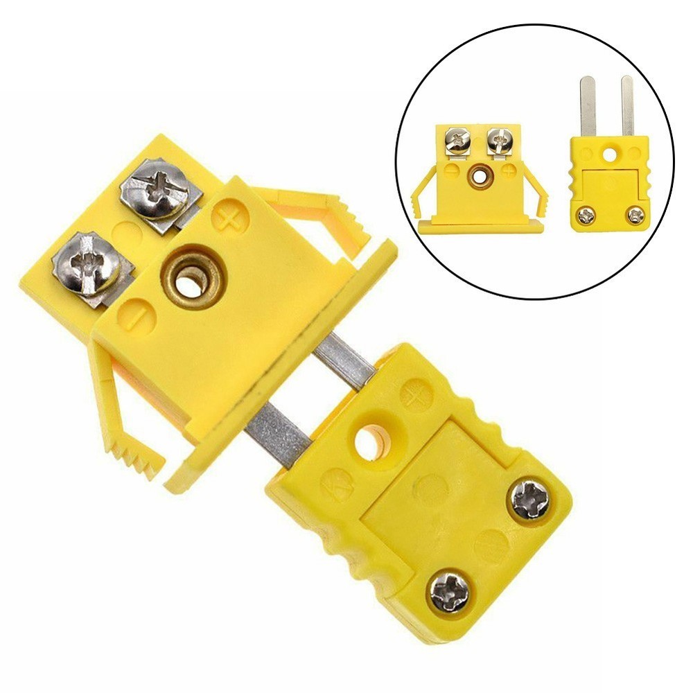 Alloy One-Set K Type Thermocouple Miniature Socket & Panel Mount Plug-Connector