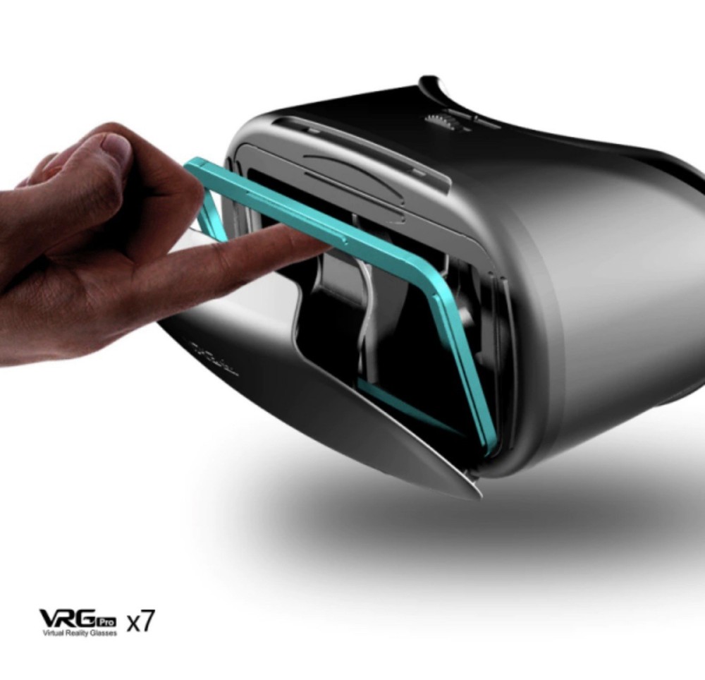 VGR Pro X7 3D Virtual Reality Headset with Bluetooth Controller - A0215
