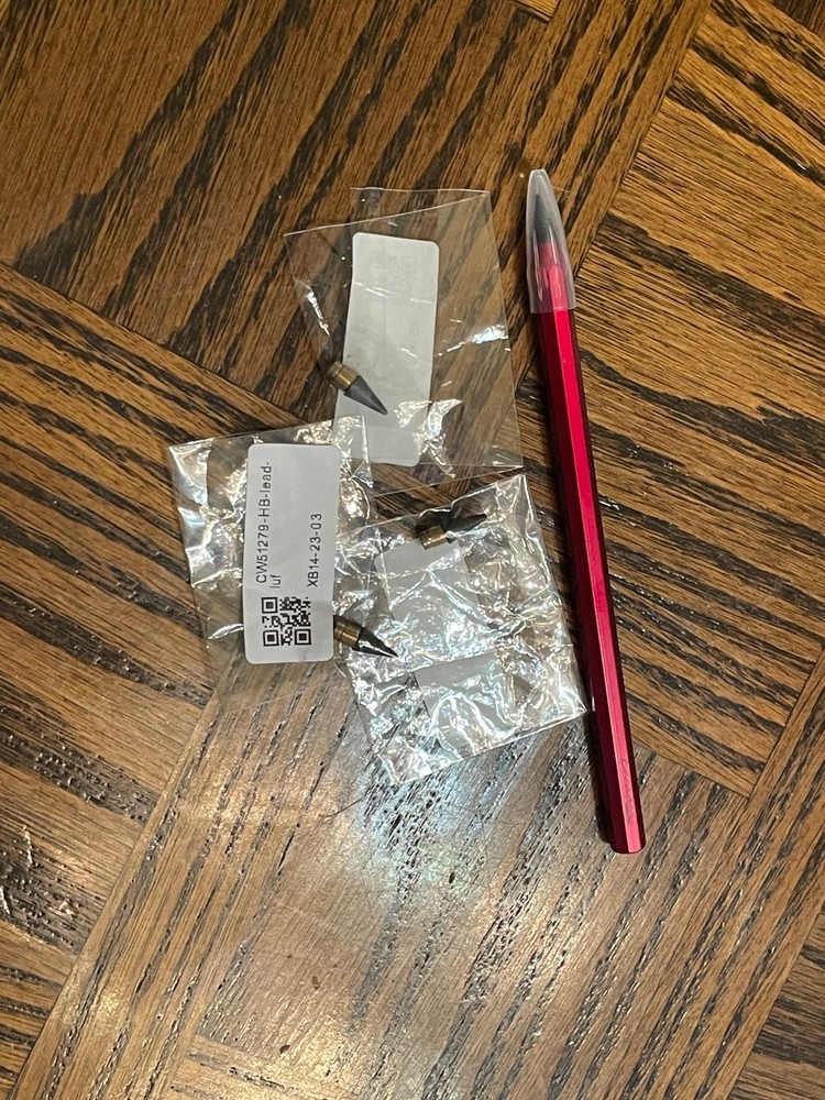 Everypen Forever Pencil Red W/ Replacement Tips