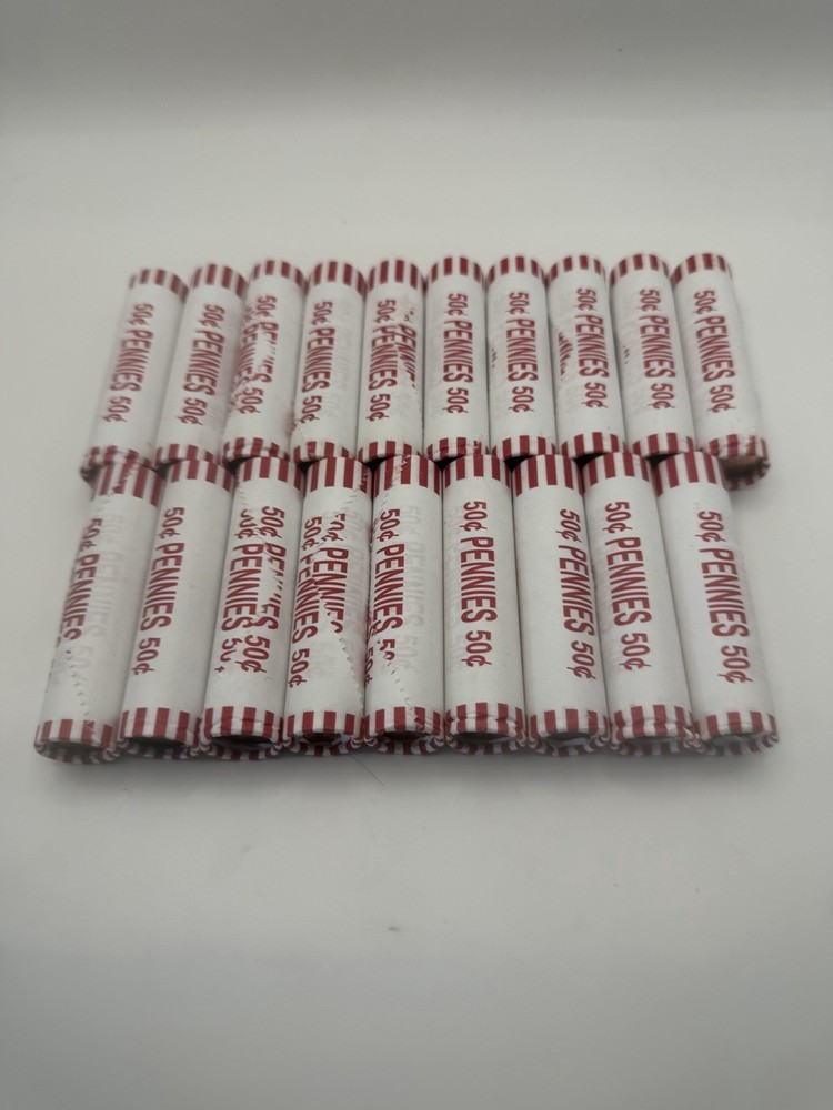 19 Unsearched Penny Rolls