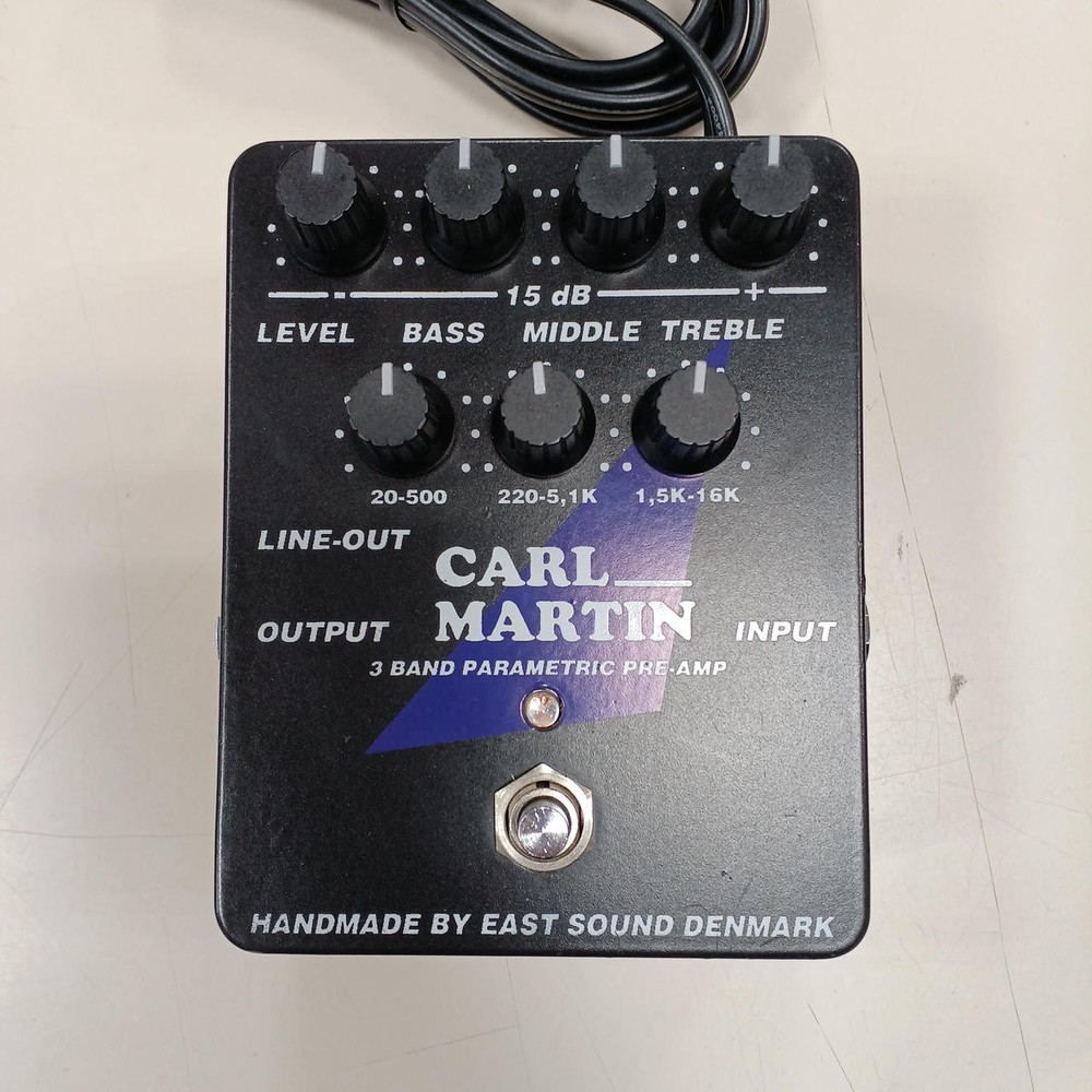 Carl Martin 3Band Parametric Pre-Amp Effector