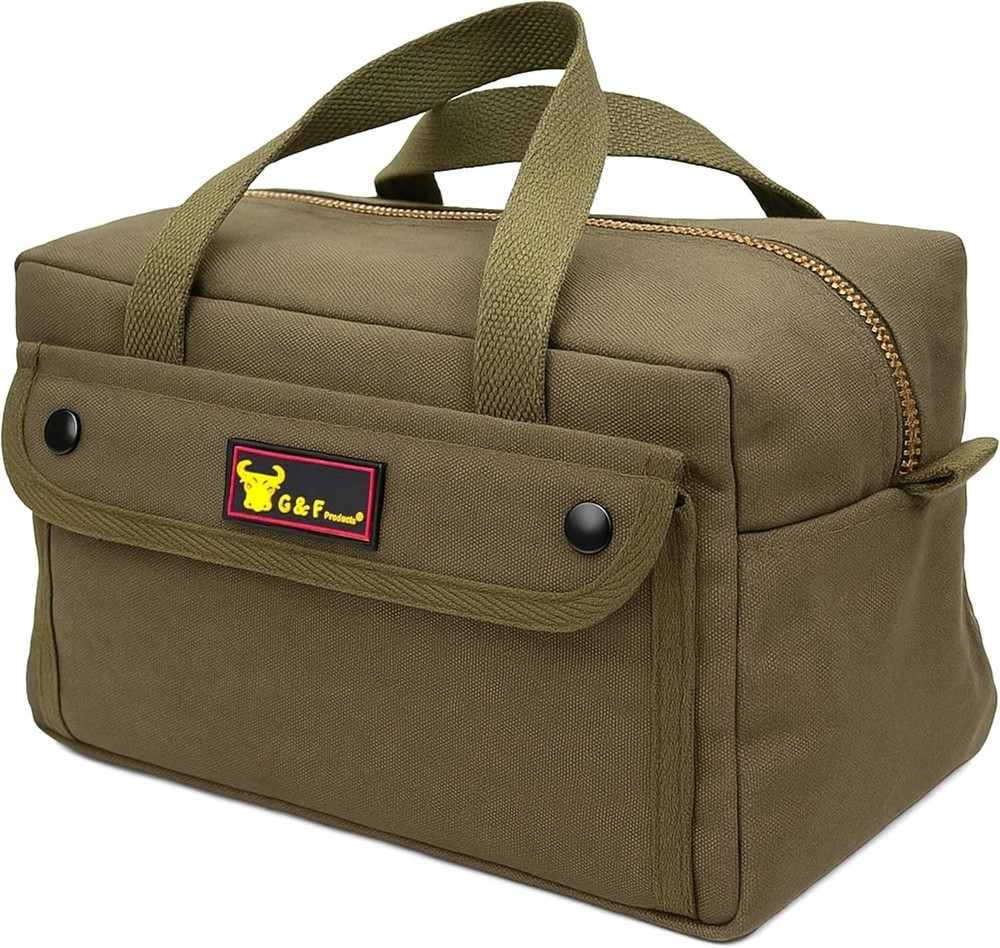 Versatile Water-Resistant Duffle Bag - Heavy-Duty, Adjustable Strap, Olive Green