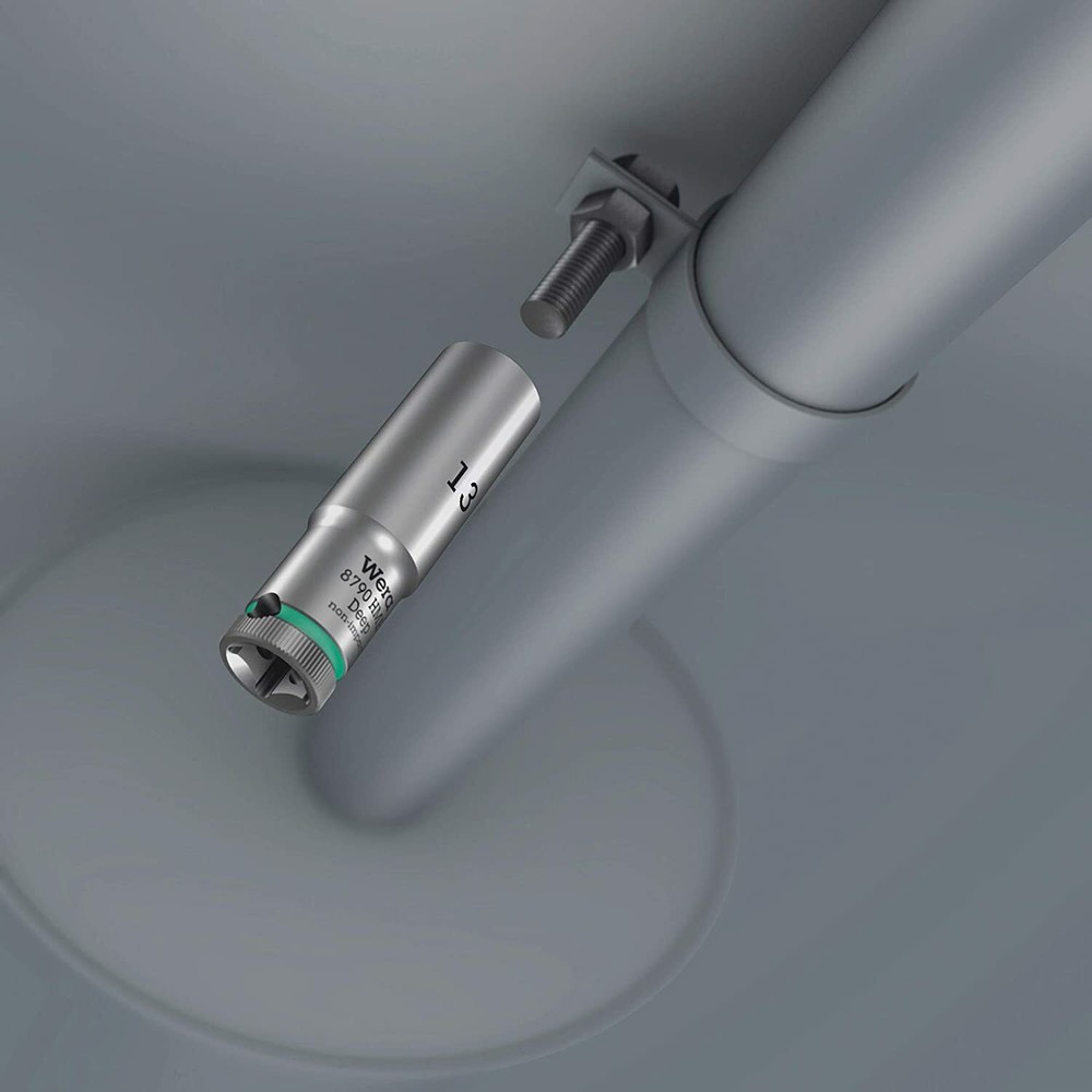 WERA 05004506001 8790 HMA Deep 1/4" socket, 9.0 mm