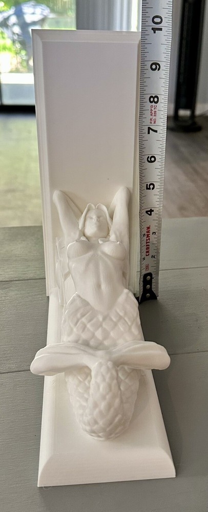 Mermaid Bookend Bookshelf Shelf ~10 Inches