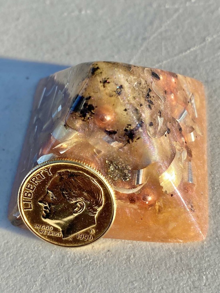 Flamingo Pink Small Pyramids Positive Orgone
