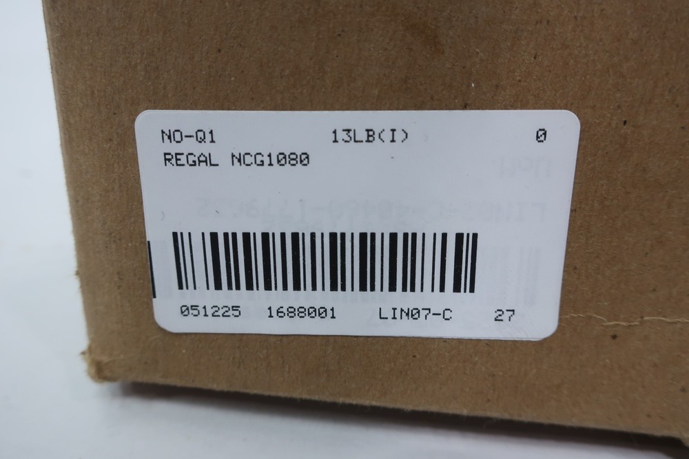 Regal NCG1080 Minimum Plain Bore Change Gear