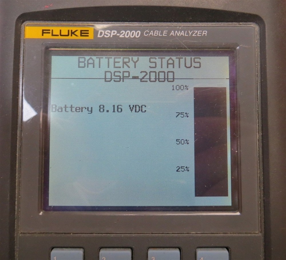 Power Tested Fluke DSP-2000 Cable Analyzer w/ Power Supply AS-IS