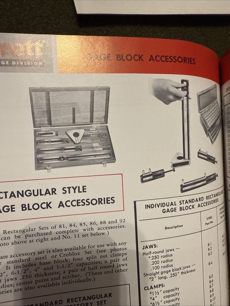 Vintage Starrett Tool Catalog USA 🇺🇸 Excellent