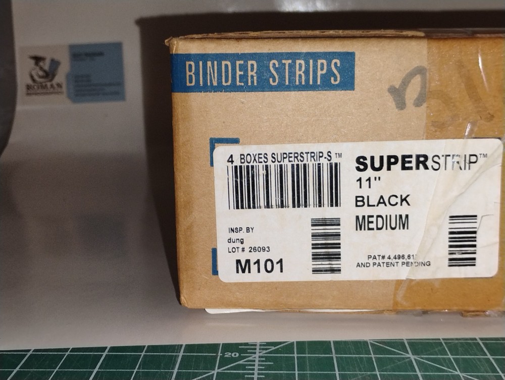 Wide Black 11" Superstrips