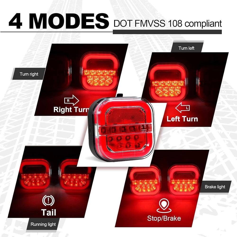 Portable Wireless Tail Lights - RV Camper