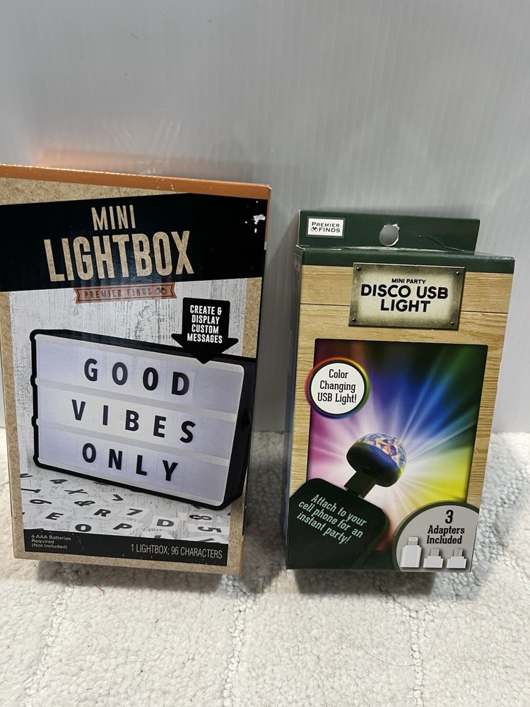 Mini Disco usb light and mini light box