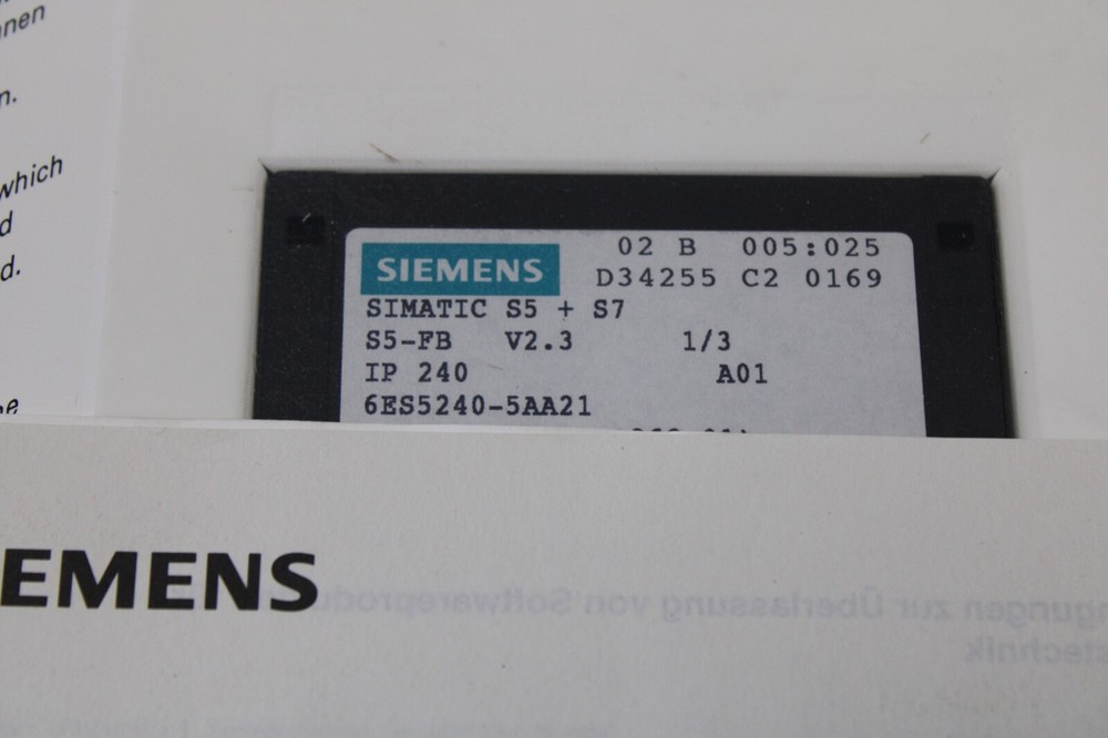Siemens 6ES5240-5AA21 IP240 Configuration Package A01 Software OPEN BOX