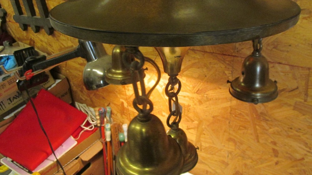 Antique Brass 4 Light Chandelier
