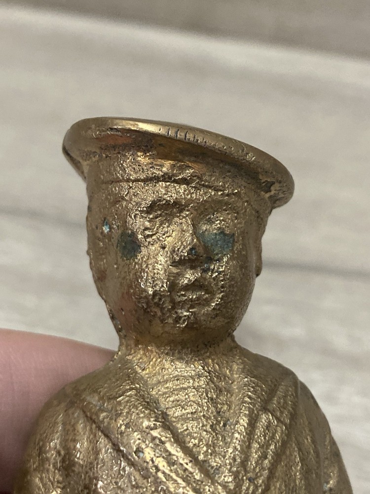 Solid Brass Sailor Boy Figure Standing 5”