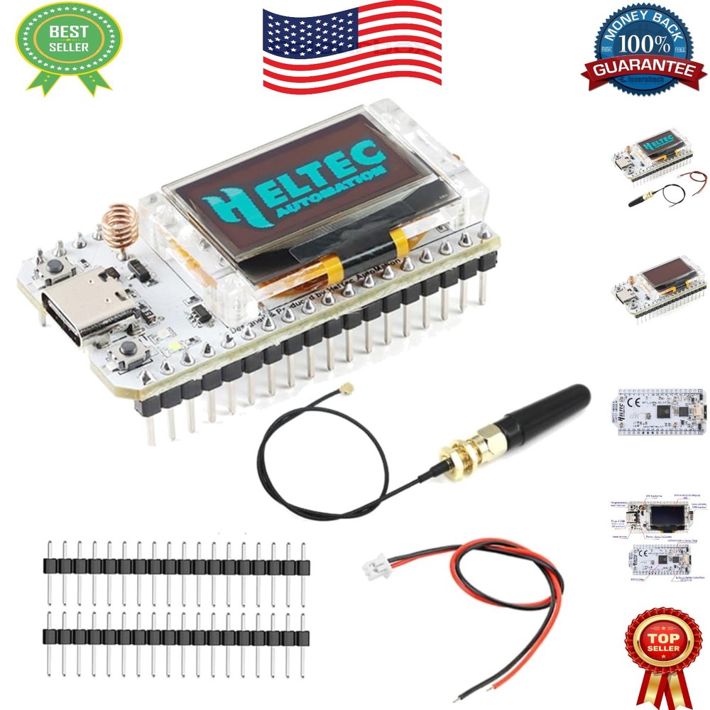 High-Sensitivity LoRa V3 SX1262 Board with Dual-Core Processor & USB Interface