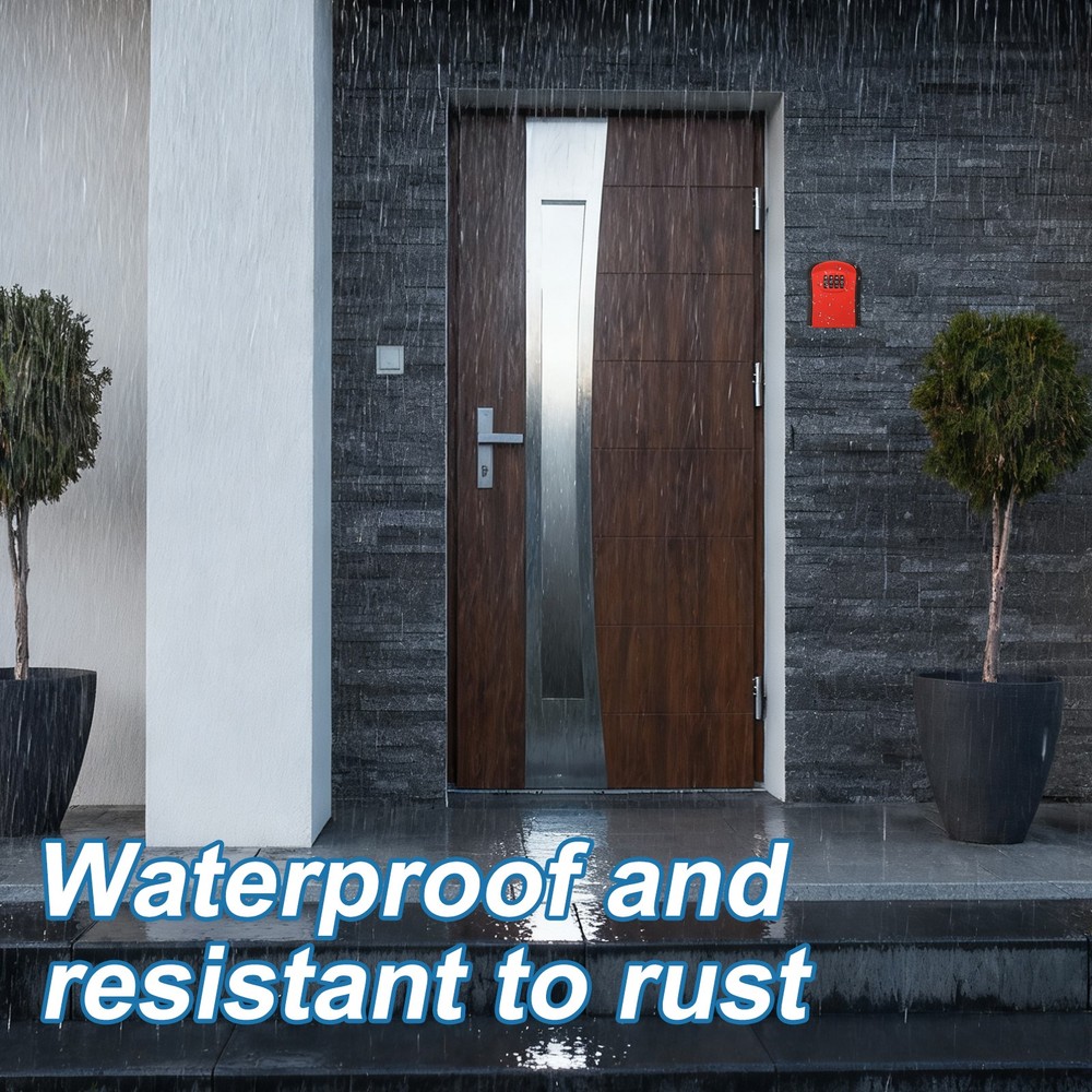 Wall Mount Key Lock Box Digit Combination Lockbox