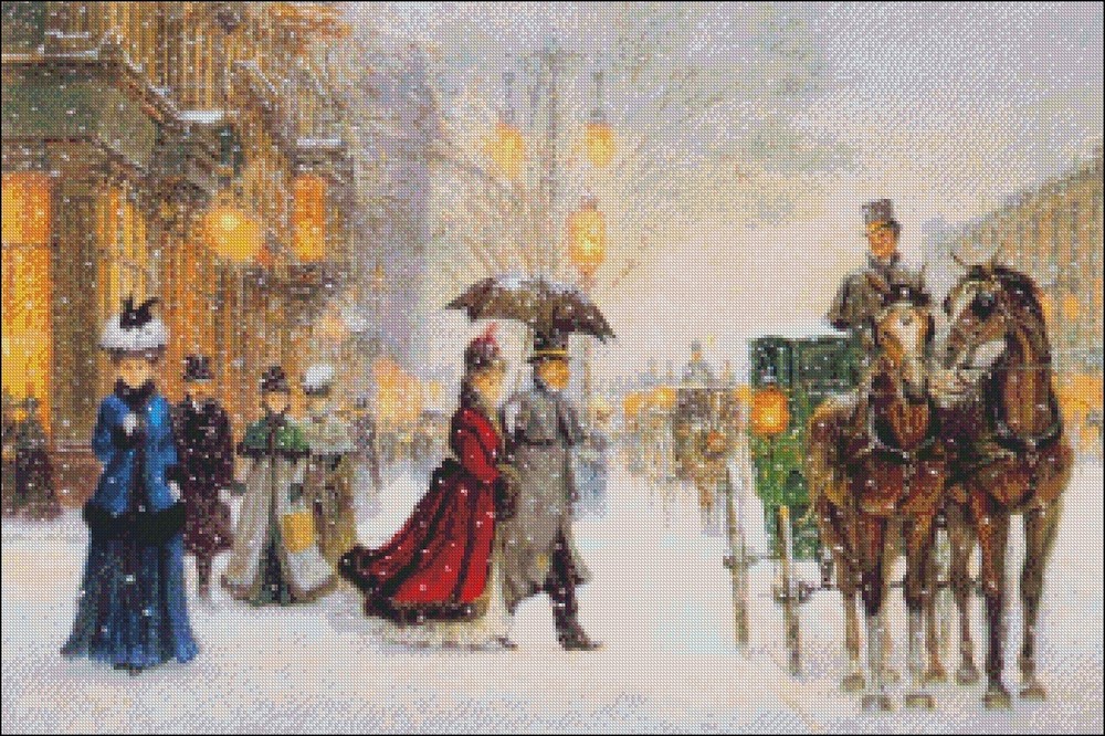 Needlework Crafts Full Embroidery DIY Counted Cross Stitch Kits Gracious Era