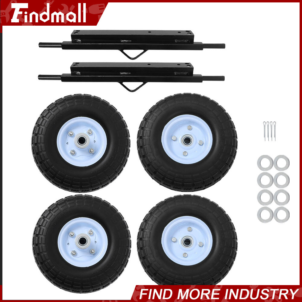 Wheel Kit for Honda Generator EU3000is Solid Never Flat Tires All Terrain