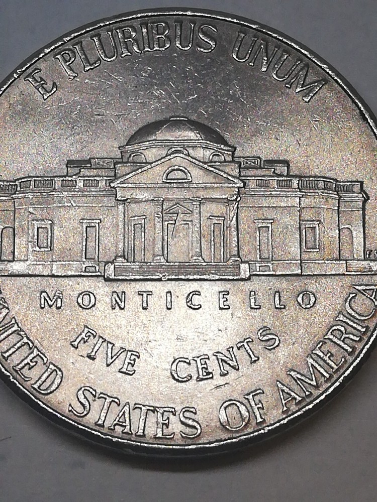 2012 P Jefferson Nickel Five Cent USD Error Coin Multiple Die Chips & Cracks