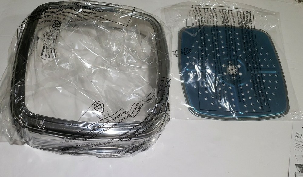 NEW! Copper Chef 2-in-1 Stackable Steamer/Pan Extender