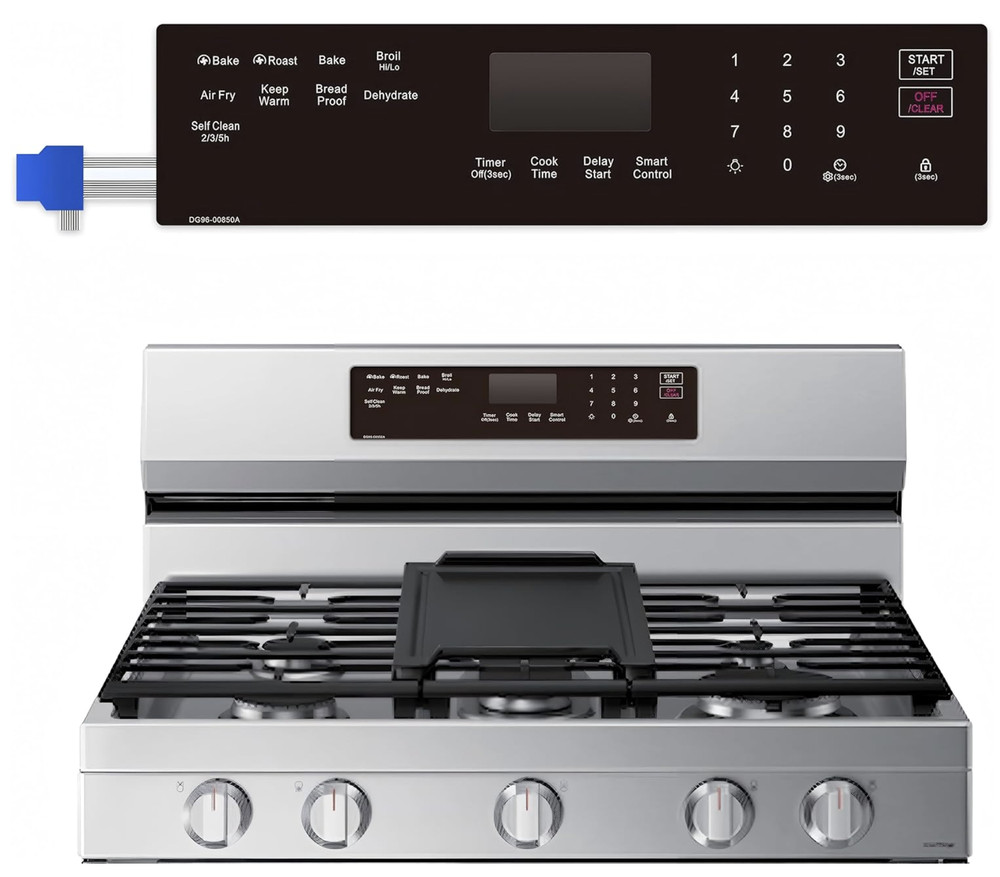 DG96-00850A Range Touch Control Panel Range Membrane Switch Touchpad For Samsung