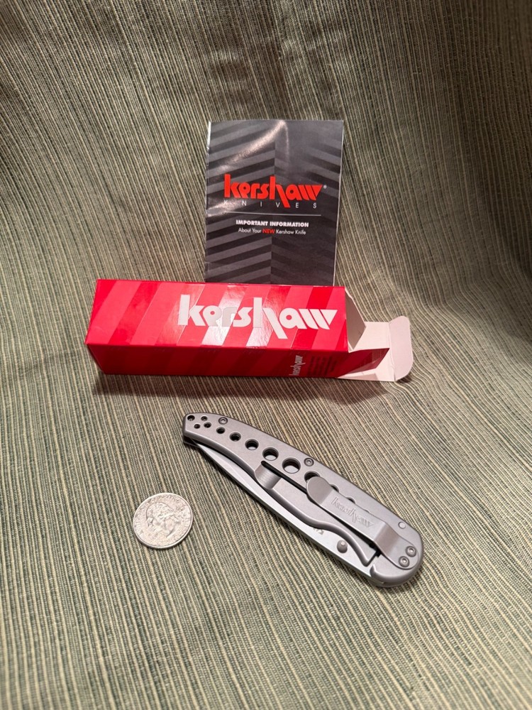 Kershaw 1655 Vapor III Assisted Folder NIB Plain Edge