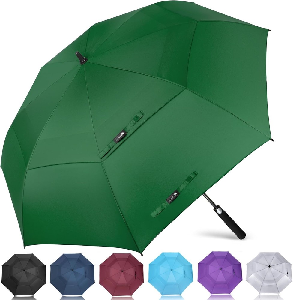Golf Umbrella Windproof Extra Large Oversized Heavy Duty Double Canopy Rain