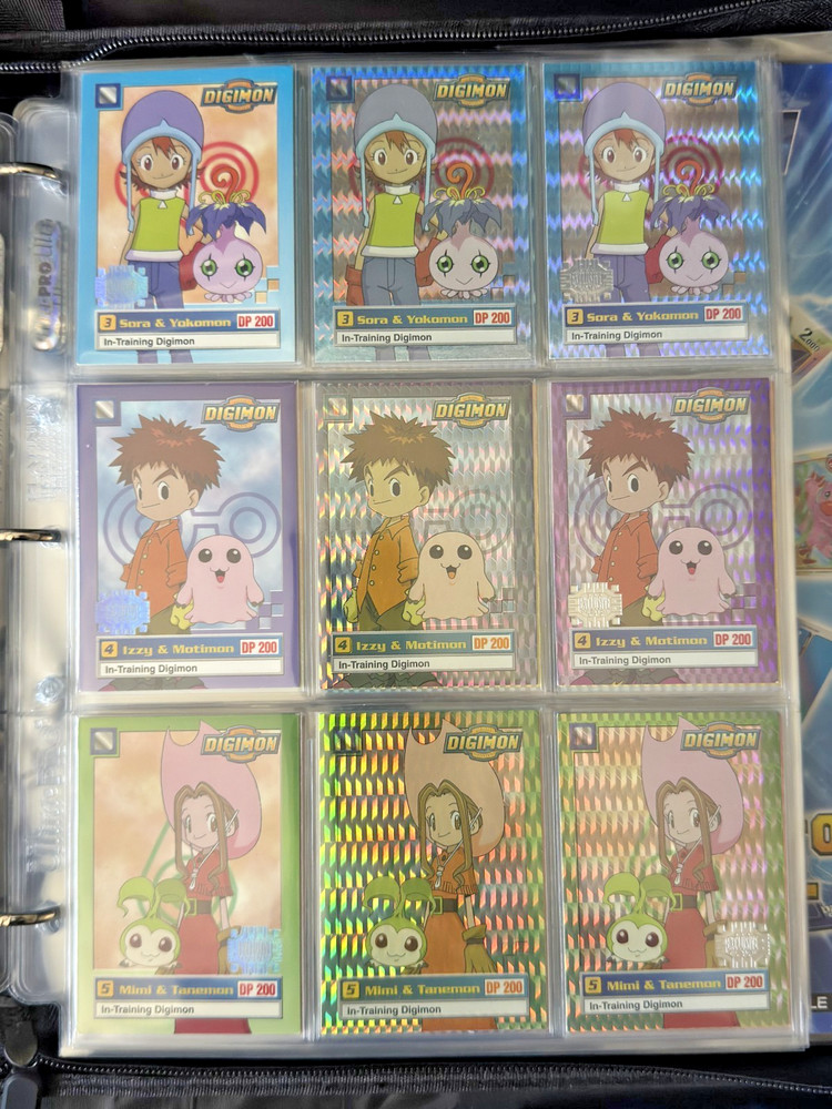 1999 DIGIMON UPPER DECK MASTER SET HOLO SERIES 1+2 PRE-RELEASE+ULTIMATE - 5 SETS