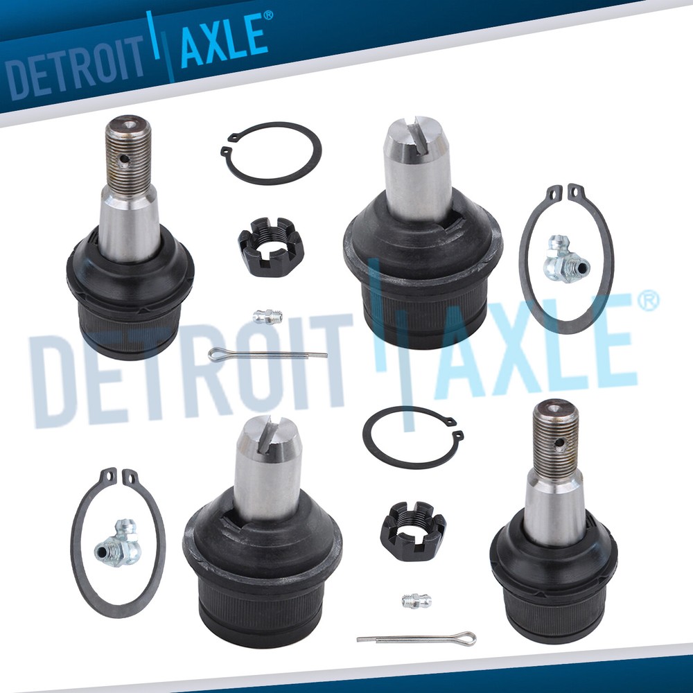 Front Upper Lower Ball Joints for Ford E-150 E-250 E-350 Econoline Super Duty