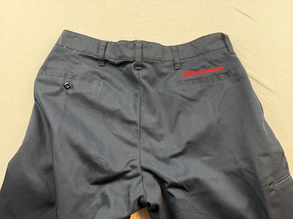Red Kap Navy Work Pants Budweiser Size 36