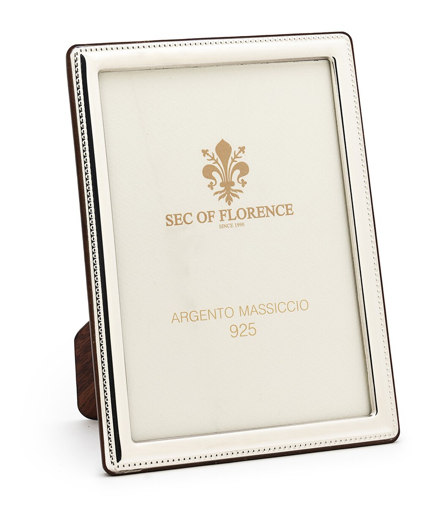 925 Solid Silver Frame Discreet Splendor In Your Home 13×18 * 7379