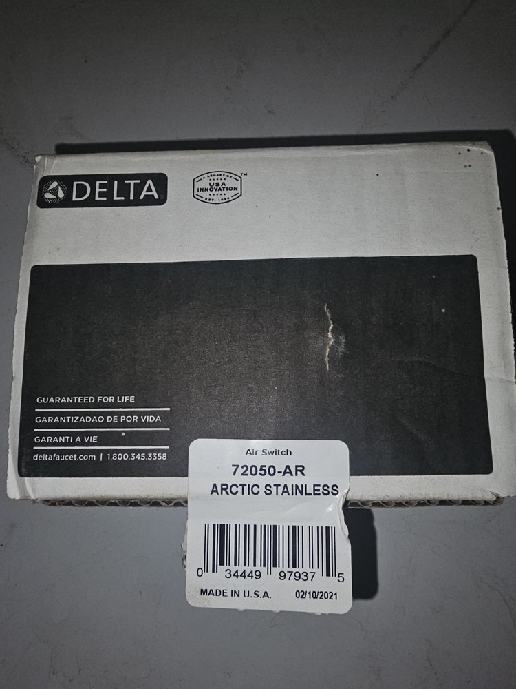 Delta 72050-AR Garbage Disposal Air Switch, Arctic Stainless