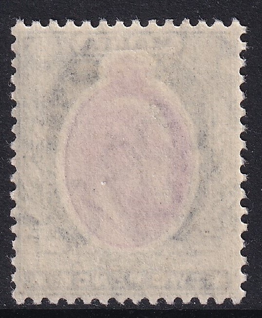 MALTA EDVII SG50, 2d purple & grey, Mounted MINT. (2)