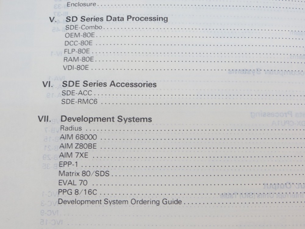 MOSTEK 1983 COMPUTER PRODUCTS DATA BOOK vintage computer tech book