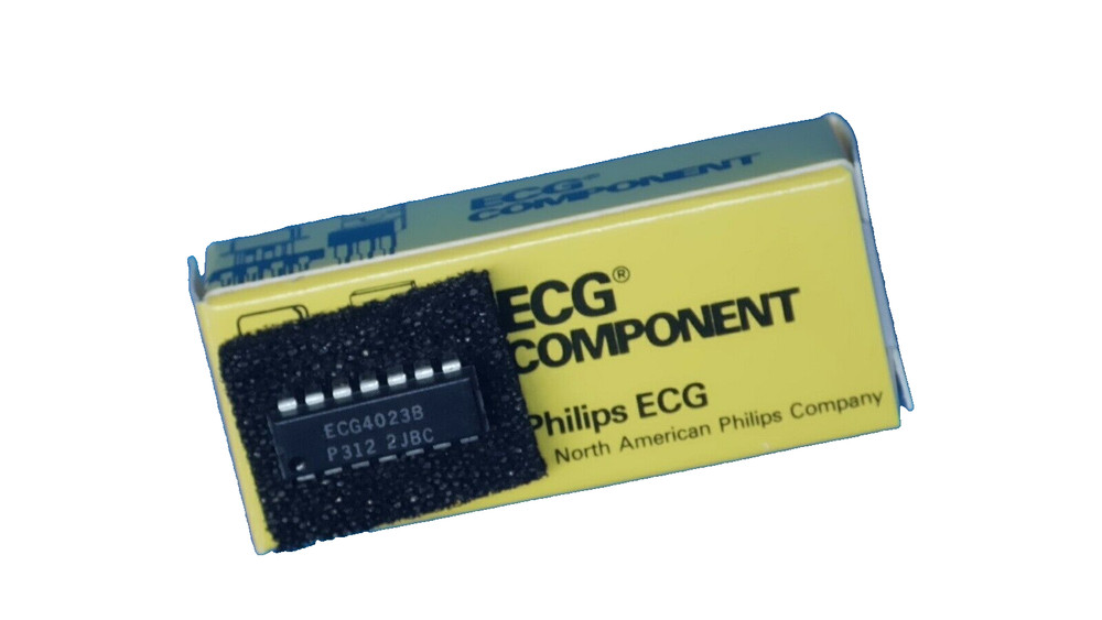 ECG4023B CMOS Triple 3-Input NAND Gate - DIP14 - New
