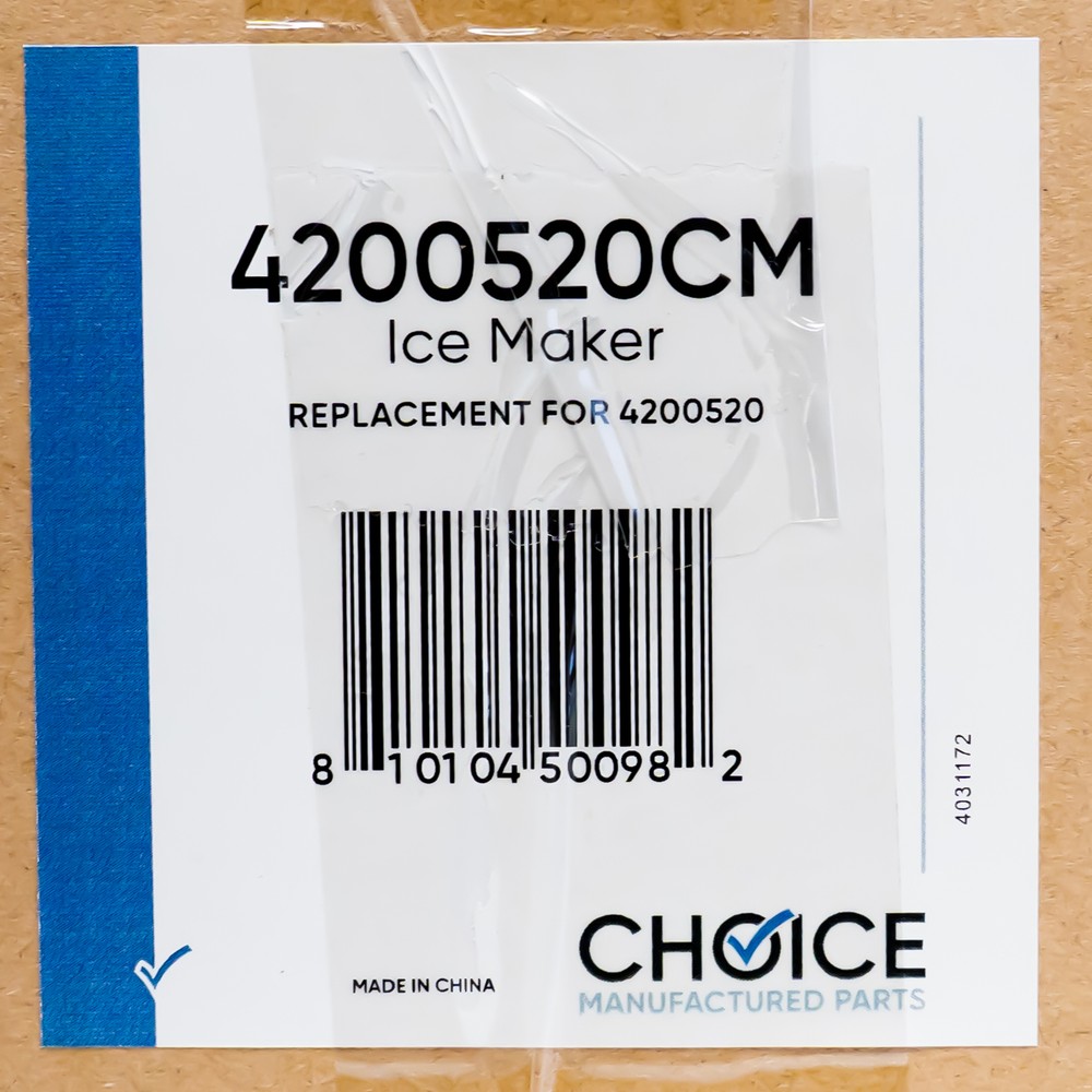 Choice Part 4200520 for Sub Zero Refrigerator ice Maker