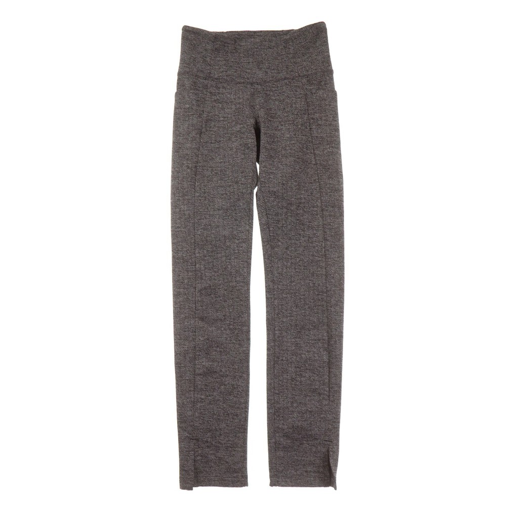 Athleta Gray Herringbone Skinny Pants Womens XXS Pull On