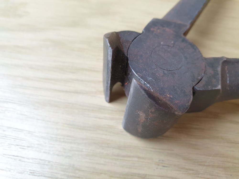 Soviet end cutting pliers with factory tag USSR