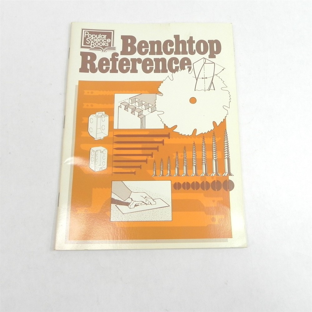 VINTAGE 1982 POPULAR SCIENCE BOOKS BENCHTOP REFERENCE WOOD WORKING BOOK