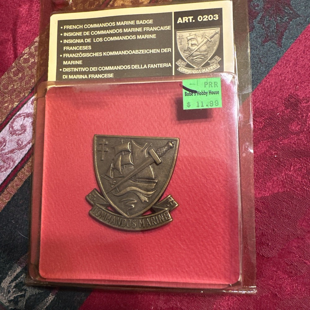 French Commandos Marine Badge REPLICA 0203
