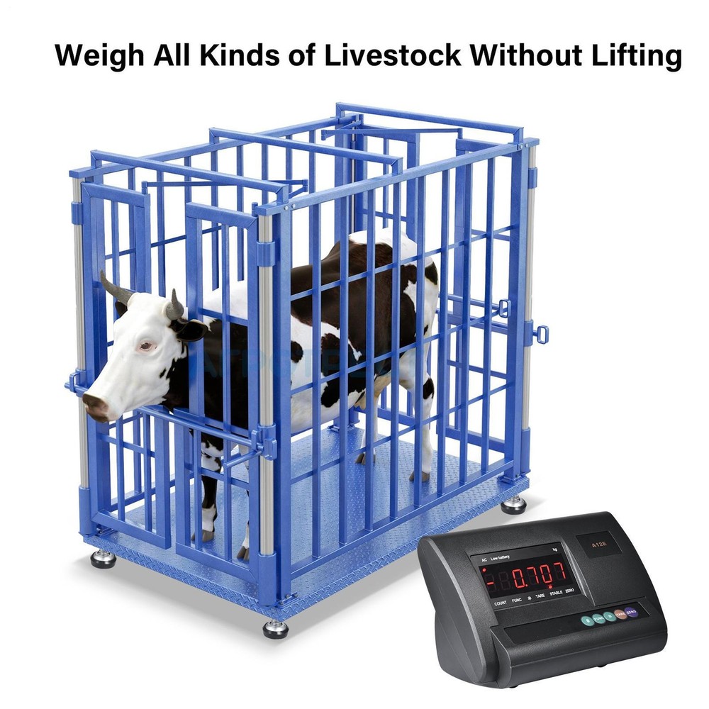 10,000lb Precision Floor Scale Kit/Livestock Scale Kit with Indicator