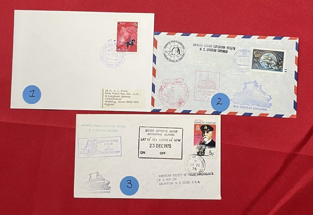 1975 Assorted BAS British Antarctic Territory