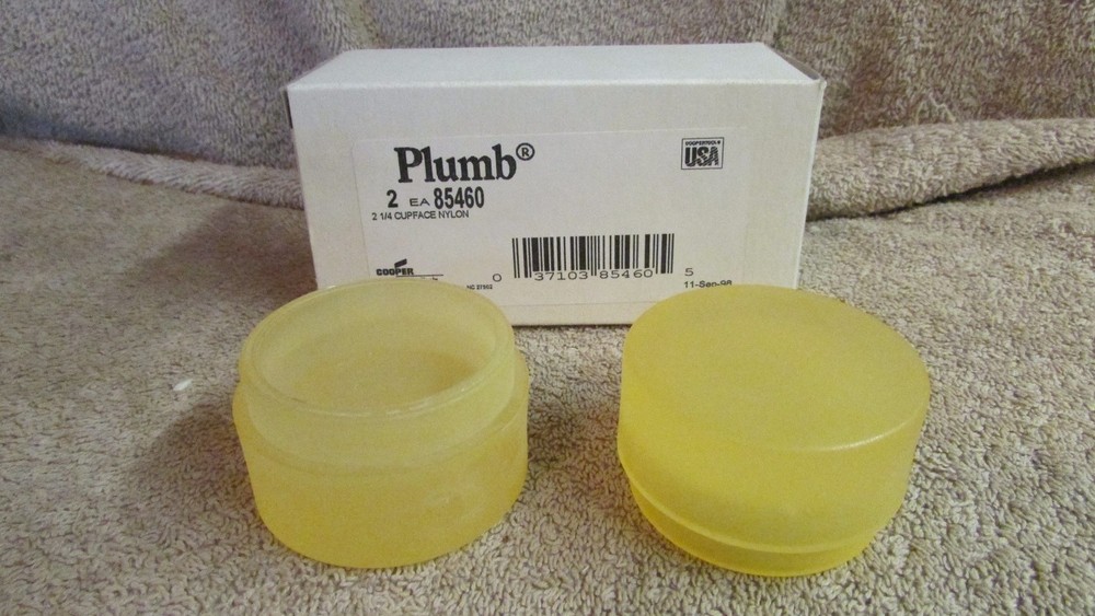 One Pair Cooper Tools Plumb 2 1/4" Hammer Cupface  - Nylon - #85460 - New
