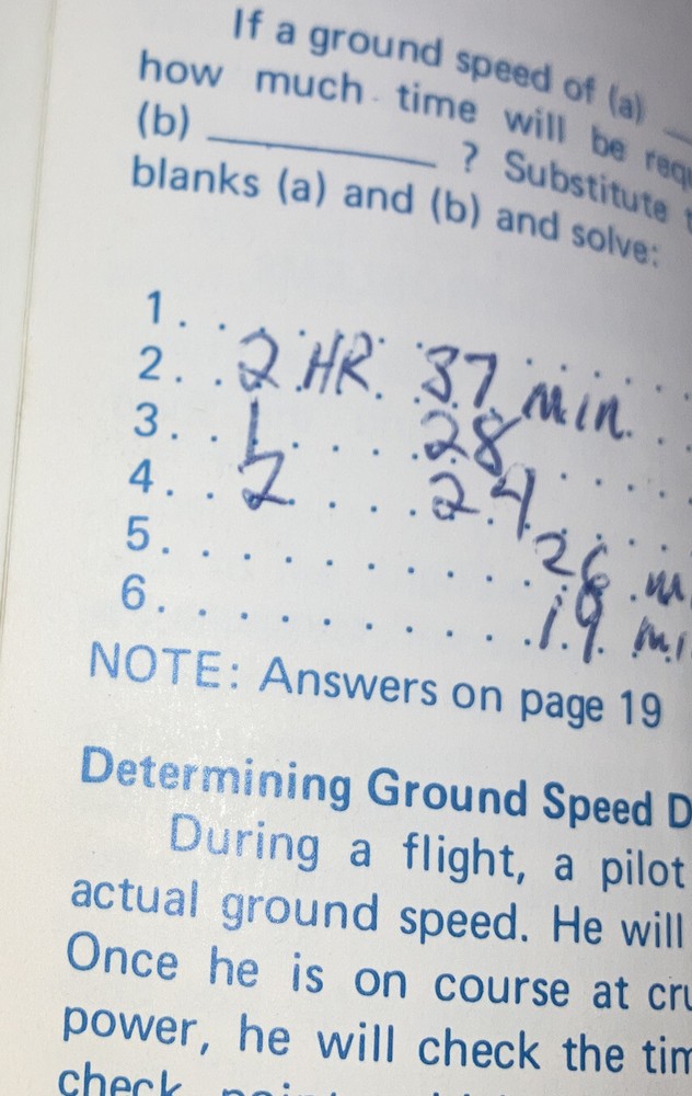 Morse Mfg. Co E6B Flight Computer Manual Booklet