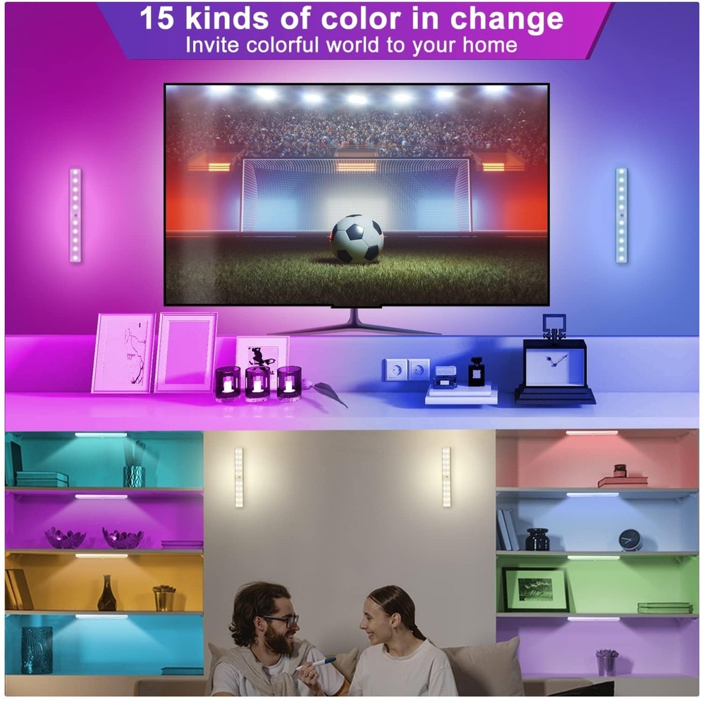Adjustable Color Temperature Cabinet Lights