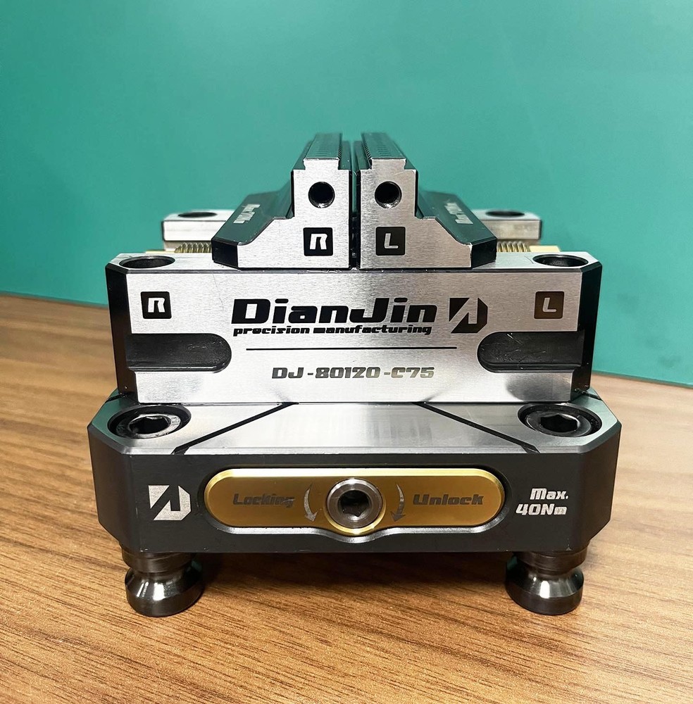 Zero-point quick-change fixture 4 / 5 Axis self-centered concentric vise