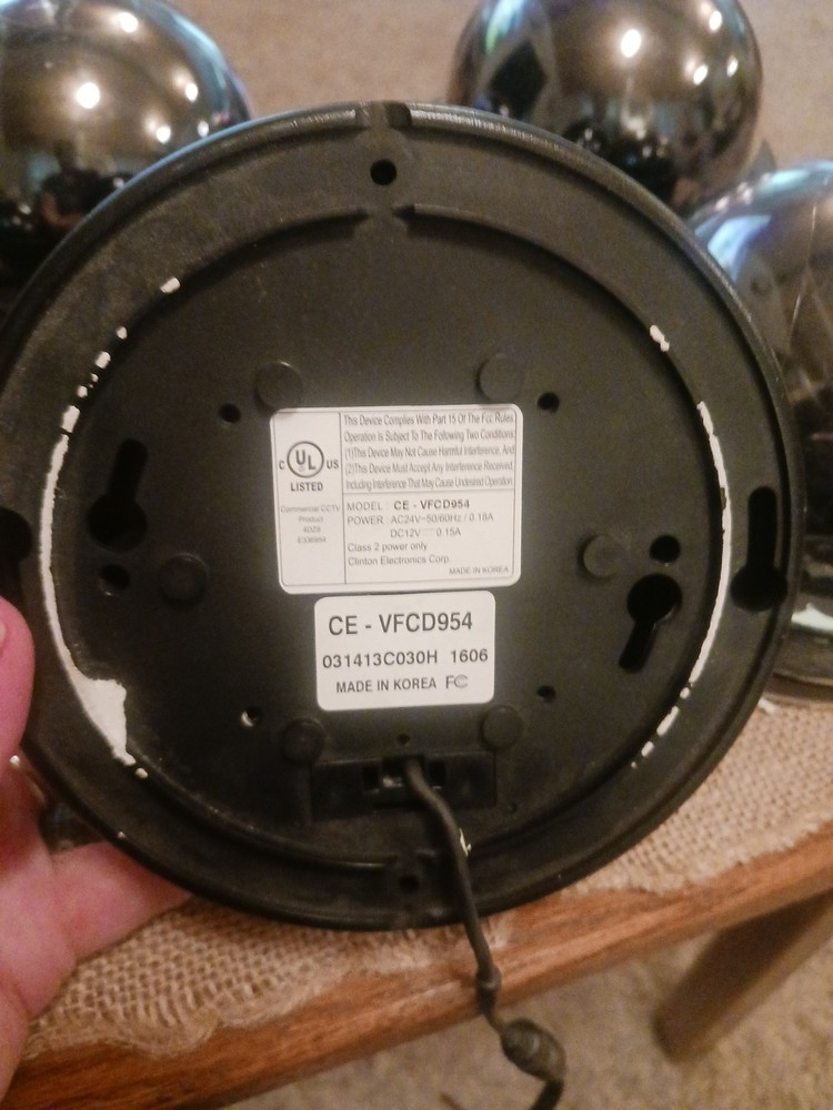 Security Cameras CLINTON ELECTRONICS Domed CE-VFCD954 Lot Of 5