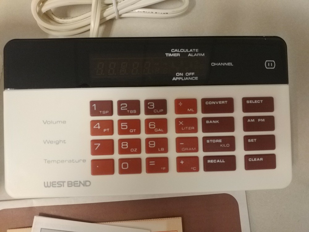 Vintage West Bend Kitchen Controller! Mult-function Advanced Appliance! NICE!